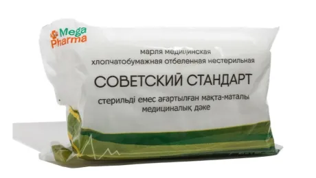 {&#034;ru&#034;:&#034;Марля медицинская хлопчатобумажная отбеленная нестерильная (10м х 90см)&#034;,&#034;kk&#034;:&#034;Стерильді емес ағартылған медициналық мақта-мата дәке (10 м х 90 см)&#034;,&#034;en&#034;:&#034;Medical cotton gauze, bleached, non-sterile (10m x 90cm)&#034;}